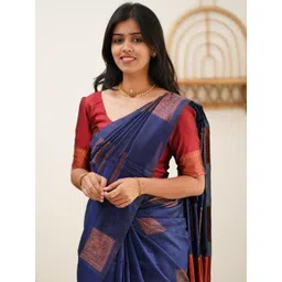 AVANTIKA FASHION Woven Design Zari Handloom Kanjeevaram Saree-picture-37