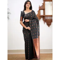 AVANTIKA FASHION Woven Design Zari Kanjeevaram Saree-picture-24