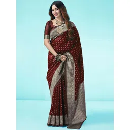 AVANTIKA FASHION Woven Design Zari Pure Silk Kanjeevaram Saree-picture-13