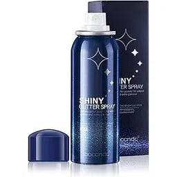 AVIARA™ Body Glitter Spray for Hair and Body, 2.1Oz Shimmer Glitter Hairspray, Waterproof Body Glitter Spray Holographic, Nightclub Starry Glitter for Clothing, Club, Prom, Party (Silver) (Pack of 1)-picture-12