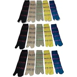 avikar Ankle length Floral Print Premium Socks Lusa With combed Cotton blend For Women Girl combed Cotton blend Free Size Multi-color PACK OF 8-picture-47