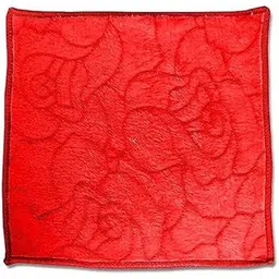 avikar Microfiber Face Towel Handkerchief Rumal 350GSM Extra Soft and Super Absorbent Rose Printed Face Towels for girls Women's, Kids and Newborn Babies (Set of 8 Multicolor)-picture-51