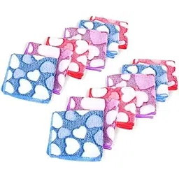 avikar Microfiber Face Towel Handkerchief Rumal 350GSM Extra Soft and Super Absorbent Unique Printed Face Towels for girls Women's, Kids and Newborn Babies (Set of 6 Multicolor)-picture-22