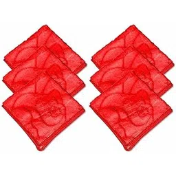 avikar Microfiber Face Towel Handkerchief Rumal 350GSM Extra Soft Set of 6 Multicolor-picture-27