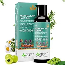 Avimee Herbal Keshpallav Hair Oil For Men & Women | Promotes Hair Growth & Reduces Hair Fall | With Rosemary, Castor, Amla, Coconut and Bhringraj Oil | Mineral Oil Free | 100 ml-image-11