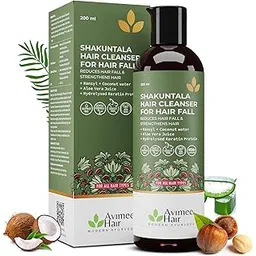 Avimee Herbal Shakuntala Hair Fall Control Hair Cleanser | With Keratin Protein & Nansyl | For Strong and Shiny Hair | Sulphate & Paraben Free For Men and Women | 200 mL-image-41