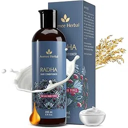 AVIMEE HERBAL Radha Hair Conditioner For All Hair Type | Repairs Damaged Hair | With Keratin Protein, Rice Protein, Apple Cider Vinegar & Aloe Vera | Makes Hair Silky Smooth | 200 Ml,1 Count-image-43