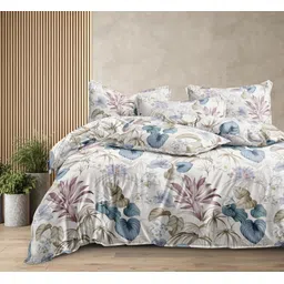 avinya 220 TC Cotton Single Checkered Fitted (Elastic) Bedsheet-picture-21