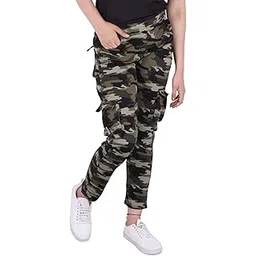 avishiti Women Camouflage Casual Dry Fit Six Pocket Regular Gym Green Trackpant-picture-22