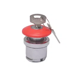 Avon Actuators Press to Lock Key to Reset with Mushroom Knob 30.5 mm Type 2, PBKR-2 (Pack of 10)-picture-21