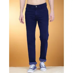 AWACK Men Comfort Relaxed Fit High-Rise Light Fade Stretchable Jeans-picture-24