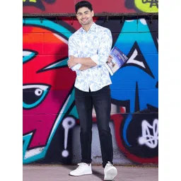 AWACK Men Regular Fit High-Rise Light Fade Acid Wash Stretchable Jeans-picture-12