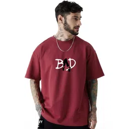 AWARA BACHA Men Printed Drop-Shoulder Sleeves T-shirt-picture-19