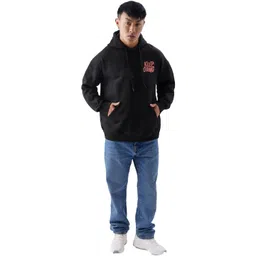 AWARA BACHA Men Printed Hooded Sweatshirt image 5