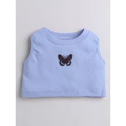 AWW HUNNIE Girls Graphic Printed Cotton Crop Top-picture-15