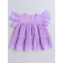 AWW HUNNIE Polka Dot Print Flutter Sleeve Top-picture-30