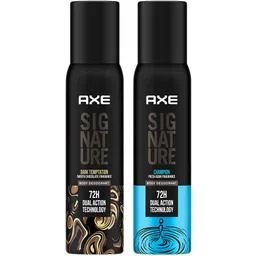 axe signature SIGNATURE Dark Temptation and Champion Deodorant No Gas Body Perfume Deodorant Spray-For Men-picture-19