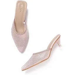 axium knitted Heeled Mules, 2inch (BLY206)-picture-24