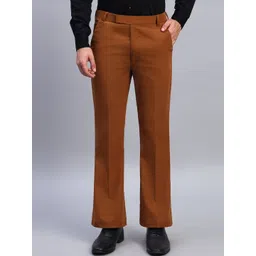 AXNIS Men Relaxed Straight Leg Bootcut Formal Trousers-picture-29
