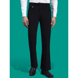 AXNIS Men Relaxed Straight Leg Wrinkle Free Trousers-picture-11