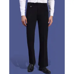 AXNIS Men Relaxed Straight Leg Wrinkle Free Trousers-picture-17