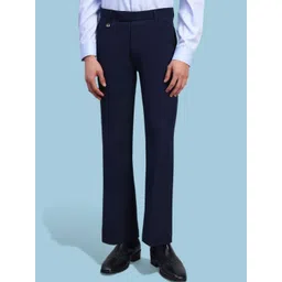 AXNIS Men Relaxed Straight Leg Wrinkle Free Trousers-picture-14