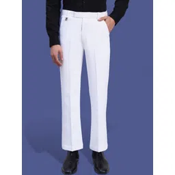 AXNIS Men Relaxed Straight Leg Wrinkle Free Trousers-picture-15