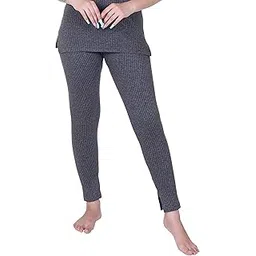 axys Womens Thermal Body Warmer Bottom Wear | Women's Ultra Soft | Winter Inner Wear (Pack of 1) (Dark Grey, 90/M)-picture-45