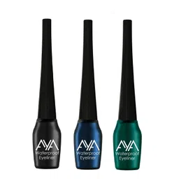 AYA Set of 3 Waterproof Liquid Eyeliner - Black, Blue, Green-picture-13