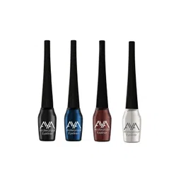 AYA Set of 4 Waterproof Liquid Eyeliner - Black, Blue, Brown, Silver-picture-23