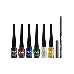 AYA Set of 7 Waterproof Liquid Eyeliner & Kohl Kajal Combo-picture-13