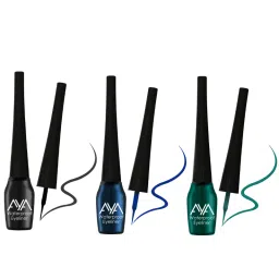 AYA Waterproof Eyeliner - Black, Blue, Green (Set of 3) image 2