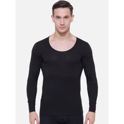 Ayaki Men Black Solid Thermal Top-picture-10