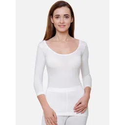 Ayaki Women Off-White Solid Thermal Top-picture-37