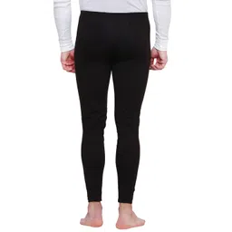 ayaki Men Black Solid Thermal Lower image 2