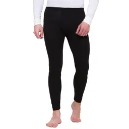 ayaki Men Black Solid Thermal Lower image 1