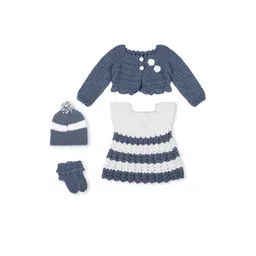 ayanfashion Grey Wool Jumper Dress-picture-21