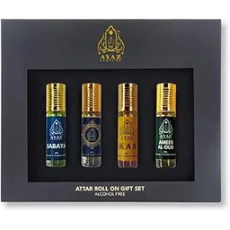 AYAZ Fragrances 4 in 1 Attars Pack/Best Attars Collection For Worship and Personal Use/Long Lasting Attar Collection Pack of 1-picture-56