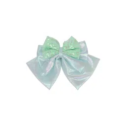 Aye Candy Girls Sequins Layered Bow on Aligator Clip image 1