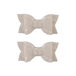 Aye Candy Girls White Set of 2 Embellished Alligator Hair Clip-picture-22