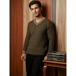 AYL Men Cable Knit Pullover-picture-14