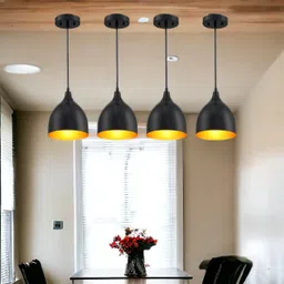 ayoulights (PACK OF 4)Hanging Shade Light, BLACK Hanging Lights (Pendant Lights) Lamp Shade-picture-43
