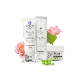AyouthVeda Pearly White Daily Skin Care Kit, with Pearl Pea Complex for Moon Like Glow-picture-11