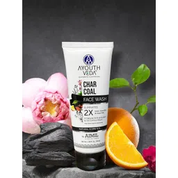 AYOUTHVEDA Set Of 2 Oil Control Charcoal Face Wash - 100 ml Each-picture-14