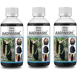 Ayurvedic AADIWASHI hair oil loma hair oil for hair Strengthening and Hair health With Ayurvedic Herbs Healthy and Strong hair 375 ml | AADIWASHI original karnataka (125ml, Pack of 3)-picture-15