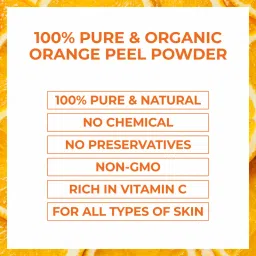 Ayusoul Ayurveda 100% Pure Natural & Organic Orange Peel Powder image 3