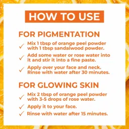 Ayusoul Ayurveda 100% Pure Natural & Organic Orange Peel Powder image 4