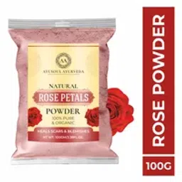 Ayusoul Ayurveda 100% Pure Natural & Organic Rose Petals Face Pack Powder-picture-14