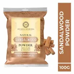 Ayusoul Ayurveda 100% Pure Natural & Organic Sandalwood Face Pack Powder-picture-15