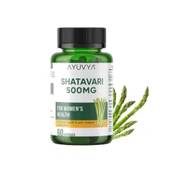 Ayuvya Women Shatavari Capsules For Stress Relief & Anti-Aging - 60 Capsules-picture-27